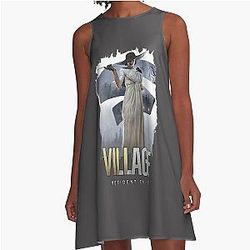 Resident Evil Village Resident T-Shirt A-Line Dress