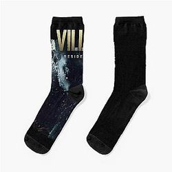 Survival Horror Video Game Resident Evil Village Music Classic Socks