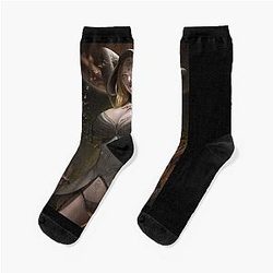 Funny Man Resident Evil Village Gifts Music Fans Socks