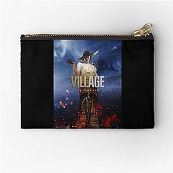Retro Resident Evil Village Alcina Dimitrescu Gift of Music to Fans Zipper Pouch