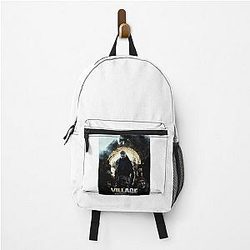 Creative Survival Horror Video Game Resident Evil Village Chris Redfield Collection Graphic Backpack