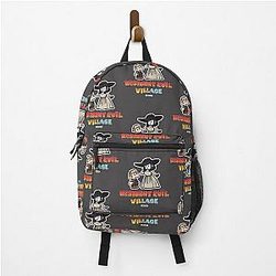 Paper Resident Evil Village Resident Gift Resident T-Shirt Backpack