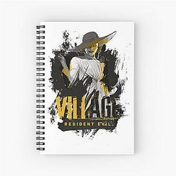 Creative Survival Horror Video Spiel Alluring Lady Dimitrescu Classic Spiral Notebook