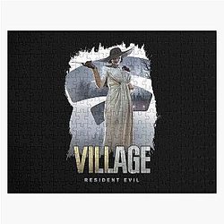 Survival Horror Video Game Alluring Resident Evil Village Graphic Jigsaw Puzzle