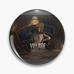 Resident Evil Village Zipped Hoodie - Resident T-Shirt Pin