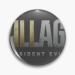 Resident Evil Village Logo Zipped Hoodie Resident Gift Resident T-Shirt Pin