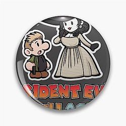 Paper Resident Evil Village Resident T-Shirt Pin