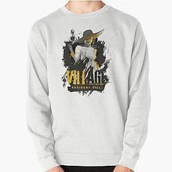 Creative Survival Horror Video Game Alluring Resident Evil Village Lady Dimitrescu Classic Fan Pullover Sweatshirt