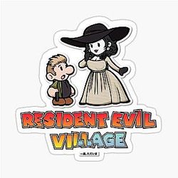 Paper Resident Evil Village Resident  Gift  T-Shirt Sticker