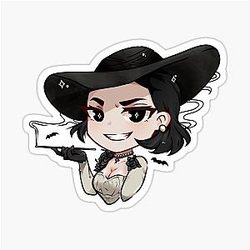 Lady Dimitrescu Resident Evil Village Sticker