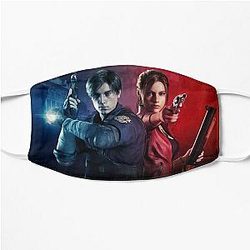 Resident Evil Face Masks - Resident Evil 2 Remake Leon and Claire Flat Mask RB1201 [ID555636]
