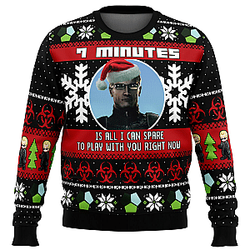 7 Minutes Albert Wesker Resident Evil Ugly Christmas Sweater
