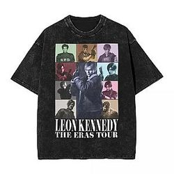 The Eras Tour Kennedy PTTT0304 Washed Resident Evil T-Shirts