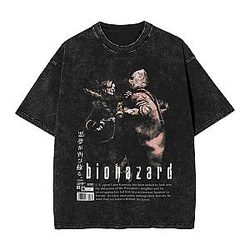 Biohazard Dark Scene PTTT0304 Washed Resident Evil T-Shirts