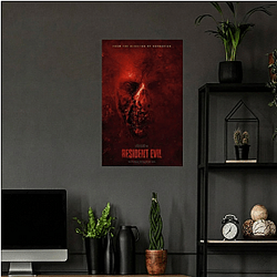 Blood-Red Undead Cinematic LA 1806 Resident Evil Posters