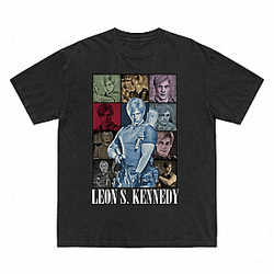 Leon S. Kennedy Collage LA2606 Resident Evil T-Shirts