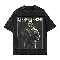 Albert Wesker PTTT2808 Vintage Washed  Resident Evil T-Shirts