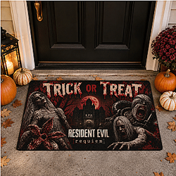 Requiem Resident Evil Halloween Doormat