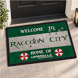 Welcome to Raccoon City Resident Evil Door Mat NTT099 Resident Evil Decoration