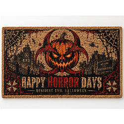 Happy Halloween Resident Evil Door Mat NTT099 Resident Evil Decoration