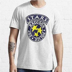 Resident Evil T-shirts - S-T-A-R-S Raccoon Police Dep Classic T-shirt RB0212 [ID557708]