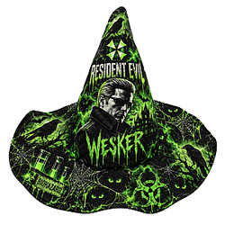 Wesker DTNK1009 Resident Evil Halloween Quilted Witch Hat