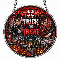 Trick or Treat PTTT1109 Halloween  Resident Evil Suncatcher
