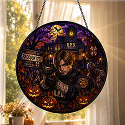 Racoon City DTNK1509 Resident Evil Halloween Suncatcher