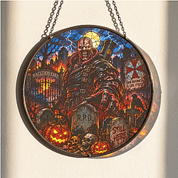 Spencer Mansion Horror Gamer DTNK1509 Resident Evil Halloween Suncatcher