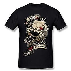 Resident Evil T-Shirts - Save Before It's Too Late Zombie Game Casual T-shirt [ID557493]