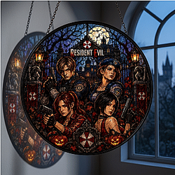Nightfall DTNK1509 Resident Evil Halloween Suncatcher