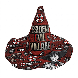 Umbrella Corps Resident Evil Quilted Witch Hat NTT1609 Resident Evil Halloween Quilted Witch Hat