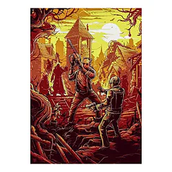 Resident Evil 4 Chainsaw Poster NTT2210 Resident Evil Posters