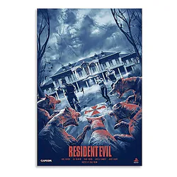Resident Evil Mansion Poster NTT2210 Resident Evil Posters