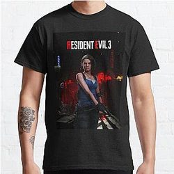 Resident Evil T-Shirts - Resident Evil R3MAKE - Jill Classic T-Shirt RB1201 [ID555967]