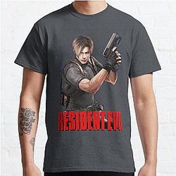 Resident Evil T-Shirts - Leon S. Kennedy-Resident Evil  | Resident gift | Resident T-Shirt Classic T-Shirt RB1201 [ID555976]