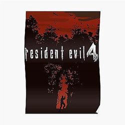 Resident Evil Posters - Resident Evil 4 European Box Art Style Red Poster RB1201 [ID555557]