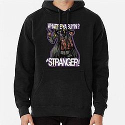 Resident Evil Hoodies - Resident Evil 4 Merchant (Quotes # 5) (Purple OutLine) Pullover Hoodie RB1201 [ID555929]