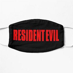 Resident Evil Face Masks - resident evil minimalist Flat Mask RB1201 [ID555623]