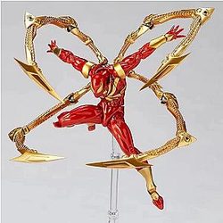 18cm Revoltech Iron Spider Anime Figurine – PVC Collector’s Model