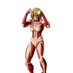 16cm Attack on Titan Amazing Yamaguchi Revoltech NR100 Female Titan Figure