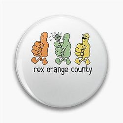 Rex Orange County Pins - Sunflower Rex Orange County Tour  Pin RB2307