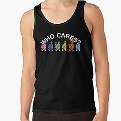 Rex Orange County Tank Tops - Rex Orange County Merch Who Cares Tank Top RB2307