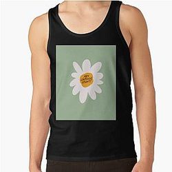 Rex Orange County Tank Tops - Rex Orange County Who Cares  FLOWER Tank Top RB2307