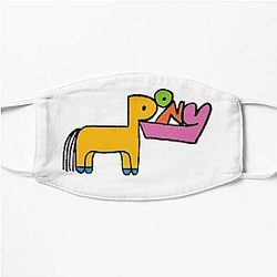 Rex Orange County Face Masks - Pony Rex Orange County Flat Mask RB2307