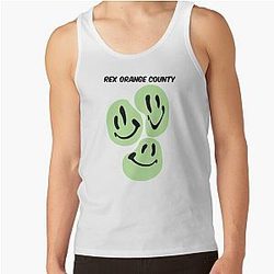 Rex Orange County Tank Tops - Rex Orange County Who Cares -Pony -green Tank Top RB2307