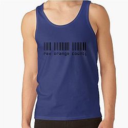 Rex Orange County Tank Tops - Rex Orange County Who Cares QR Tank Top RB2307