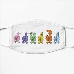 Rex Orange County Face Masks - Rex Orange County Merch Who Cares Flat Mask RB2307