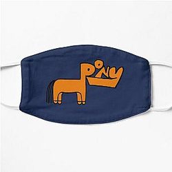 Rex Orange County Face Masks - Pony Rex Orange County Flat Mask RB2307