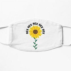 Rex Orange County Face Masks - Rex Orange County Sunflower Flat Mask RB2307